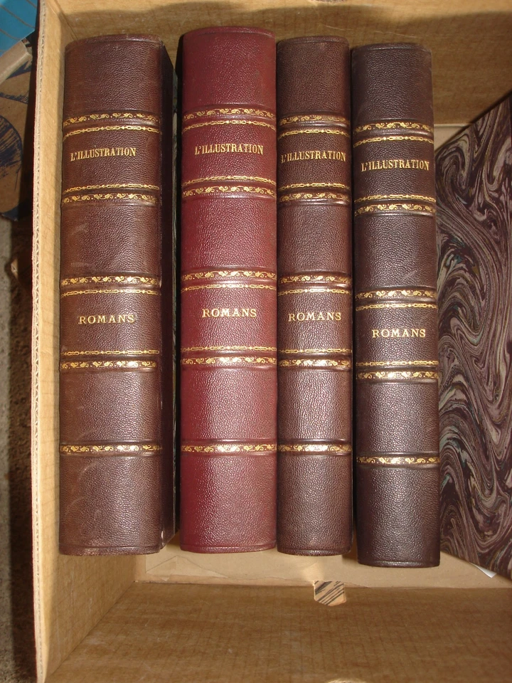 4 reliures l illustration romans 1926 1928 1930 - Photo 1/1