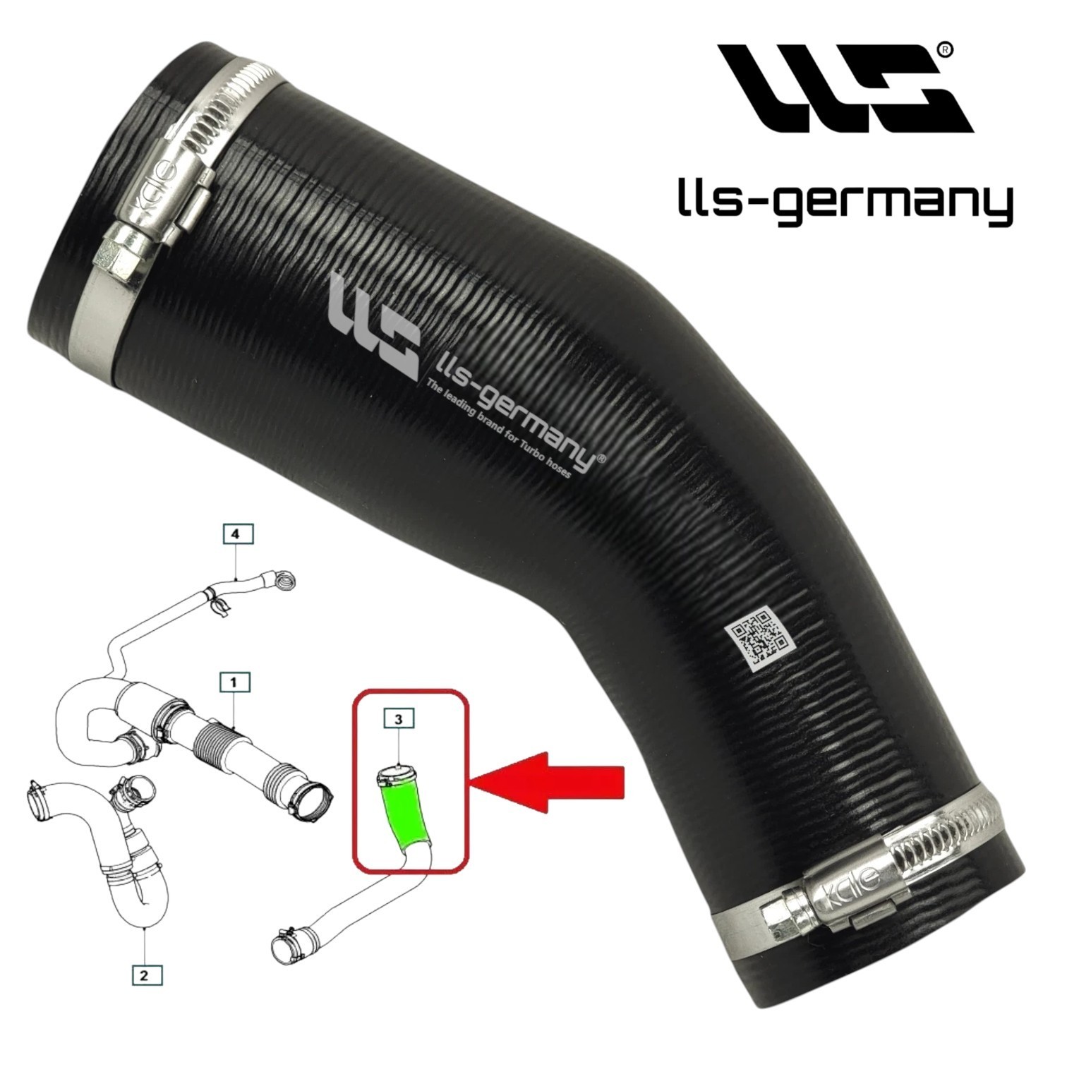 Turbo Hose For JAGUAR XF, XF SPORTBRAKE 2.2 D C2Z14278-CX236F073ED