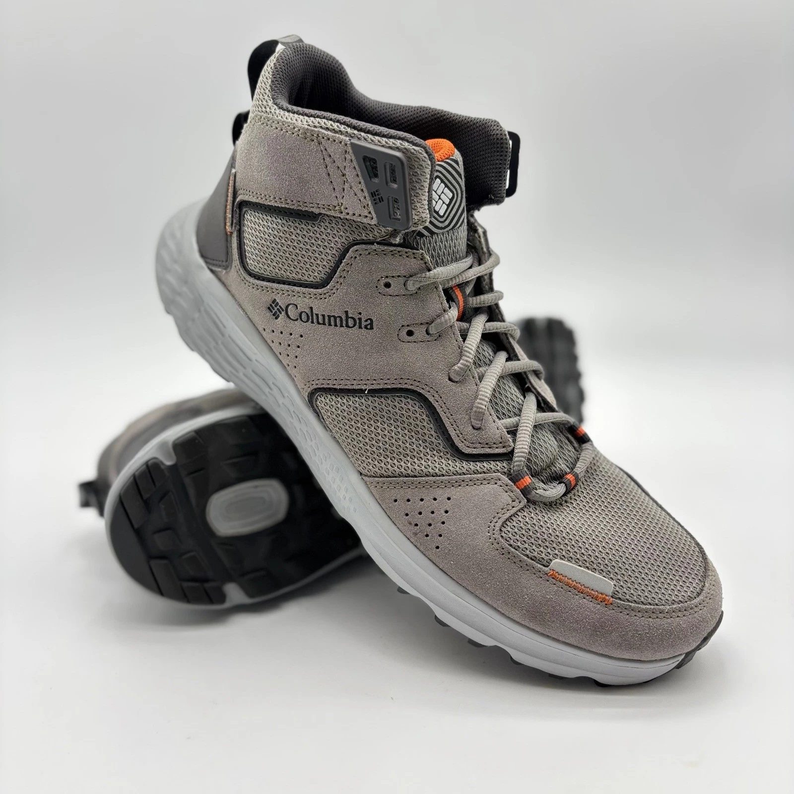 Columbia Mens Konos TRS Mid Hiking Boots Grey Orange BM6892-008 Size 12
Opens in a new window or tab