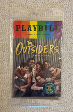 The Outsiders OBC Pride Playbill w/ Tony Award Winner Best Musical Sticker