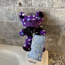 Vintage 90s RARE Grateful Dead Bear Plush - DARK STAR - 1st Gen 1997 - NWT