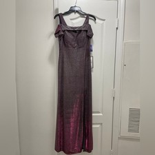 Pink metallic Evening gown Dress