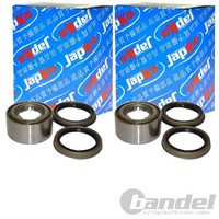 2X Japko RADLAGER-SATZ Hinten Vorne Passend FÜR Nissan Bluebird Prairie Primera