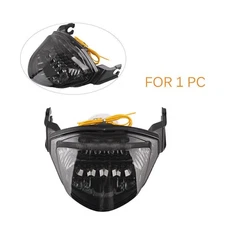 LED Rear Tail Light Brake Turn Signal Light Fit Suzuki GSXR 1000 2005 2006 Black