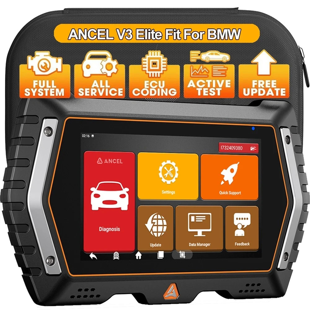 BMW 7er All-System Service Scanner Tablet Pro OBD2 V3 ELITE ECU Scan Tool