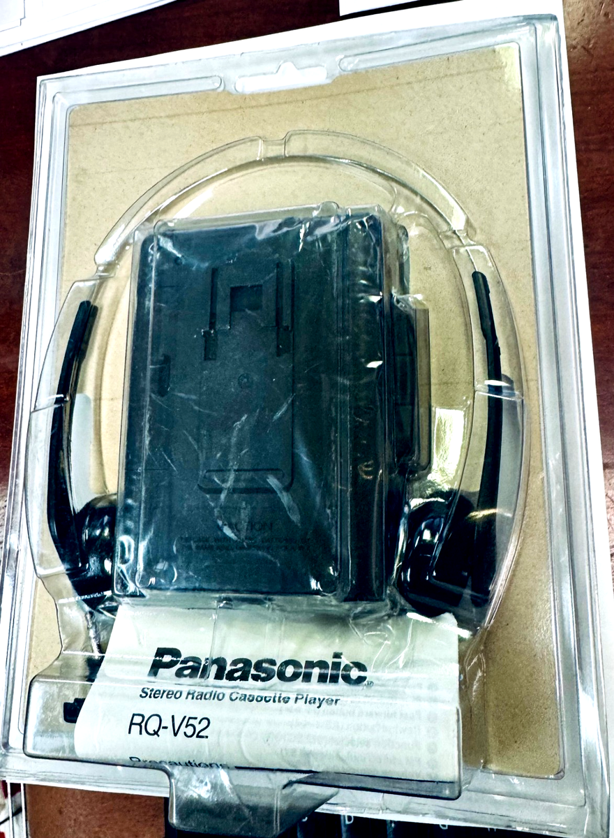Walkman Panasonic RQ-V202 Radio-cassette Argenté - Lecteur Cassette Portable AM/FM - Occasion