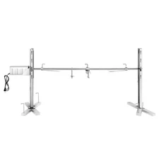 Rotisserie Grill Kit Stainless Steel Tripod Rotisserie Stand, 52inch Pig Lamb...