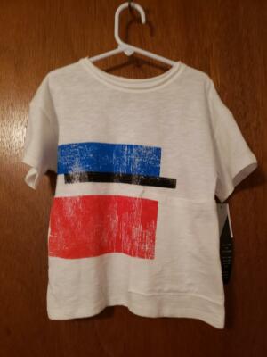 Boy's Afton Street SS shirt with shapes NWT size 5T 5  