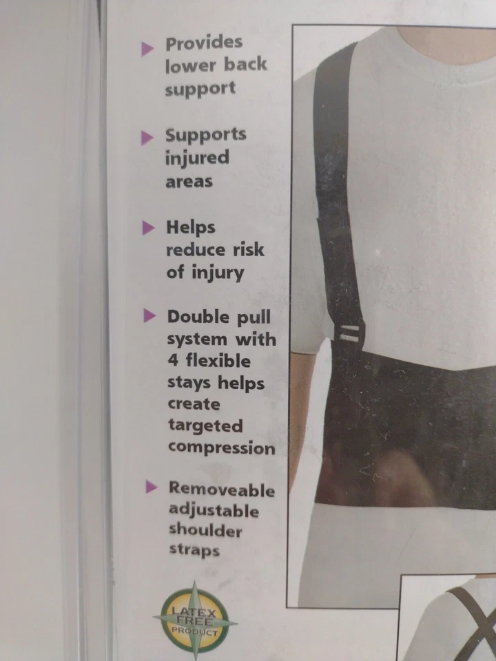 Soporte Espalda Industrial Ortopédico 49-54 Pulgadas Cintura Reduce Lesiones NUEVO XXL Foto 4 de 4