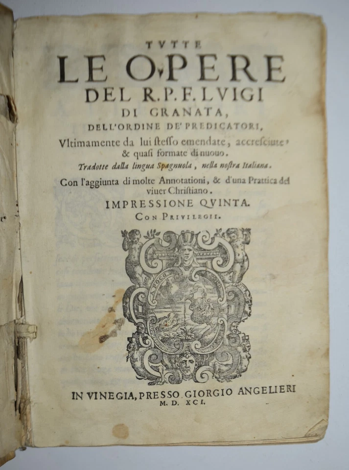 VITA CRISTIANA – fig. 1591 – Memoriaie – Granada – 2 volumi - Immagine 2 di 4