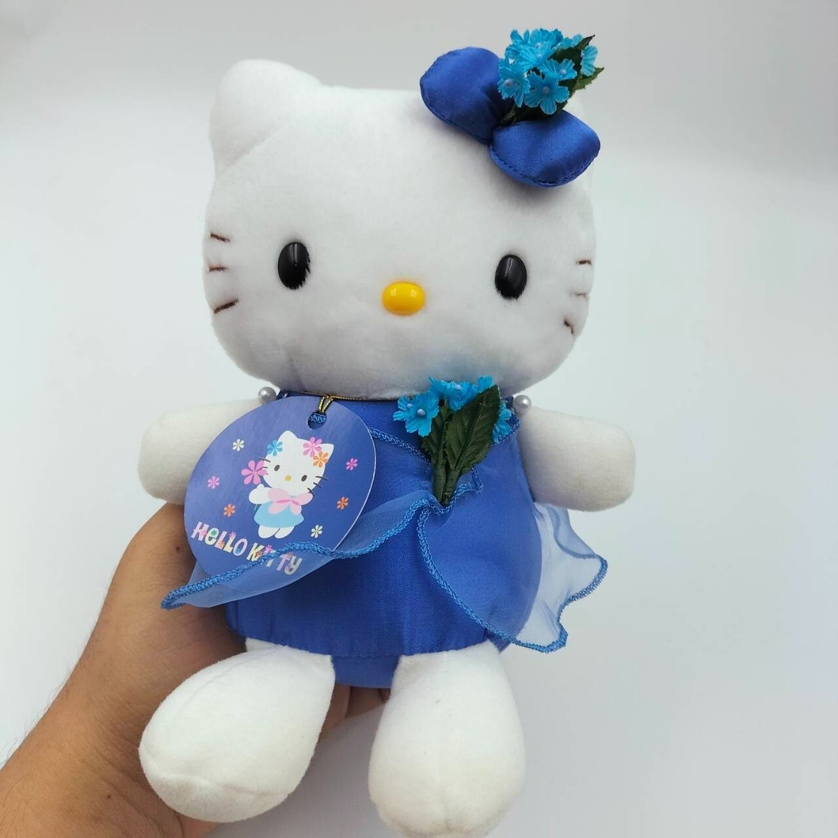 sanrio サンリオ HELLO Kitty レア 希少 エイコー EIKOH Sanrio C182 Hello Kitty Flowers ฺBlue EIKOH Plush 7