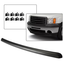 Black Front Hood Molding Trim Moulding For 07-13 Gmc Sierra 1500 2500hd 3500 Hd Black Front Hood Molding Trim Moulding For 07-13 Gmc Sierra 1500 2500hd 3500 Hd