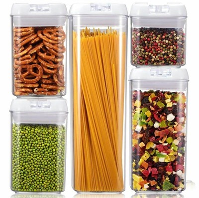 NEW Airtight Food Storage POP Container Set Durable BPA Free Dry Food Container