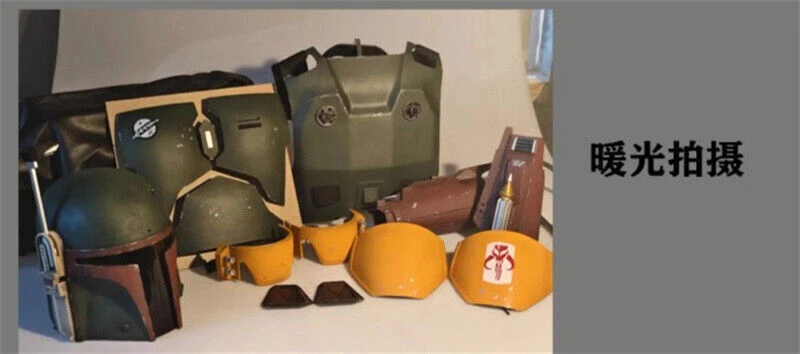 US SHIP Mandalorian The Book of Boba Fett Body Armor FRP Helmet Prop Outfit - Image 3 of 4