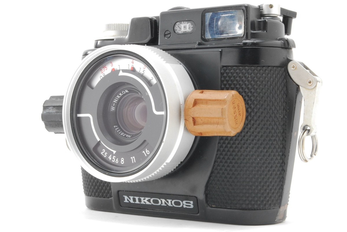 ニコノス レンズ.W-ニッコール35㎜ 1：2.5 ケース付き ニコン.水中