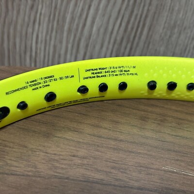 Babolat Pure Aero Tour 2019 G2 Tennis Racket Frame Yellow Used | eBay