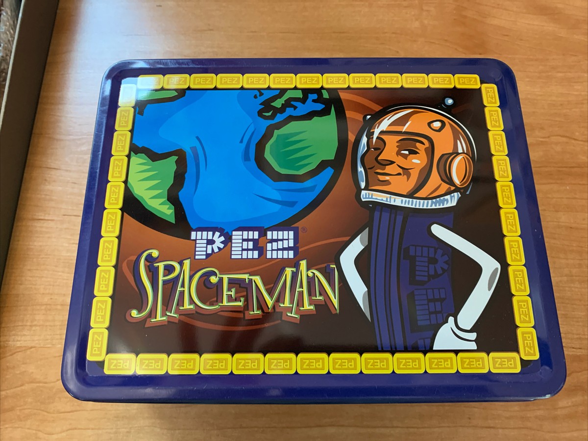 Pez Spaceman Metal Lunch Box Vintage Bosley Boxes W/ Tag | eBay