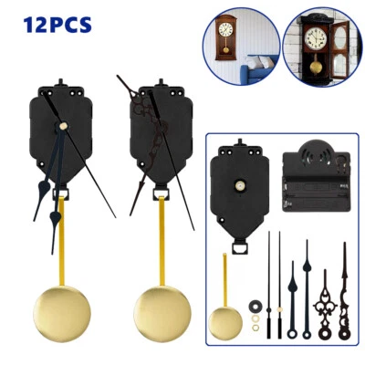 DIY Quartz Wall Clock Pendulum Swing Movement Mechanism Kit Chime Repair Parts