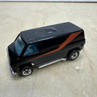 Hot Wheels Vintage Dynamite Crossing Set 70's Super Van Black A-Team BW Mal 1985