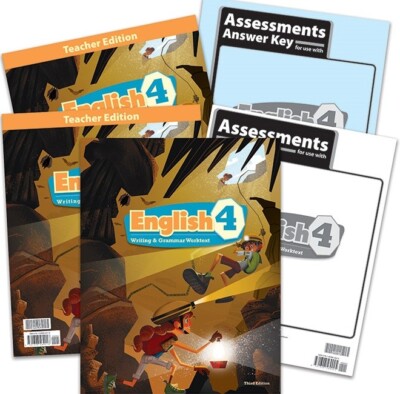 BJU Press- English 4 Subject Kit - Grade 4 3rd Edition