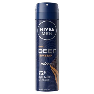 35,50 /L - 6x Nivea Men Deospray - Deep Black Carbon Dark Espresso - 150ml