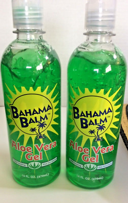 FREE SUN HAT with purchase Bahama Balm 16 oz Aloe Vera Gel After Sun Care/2 pack