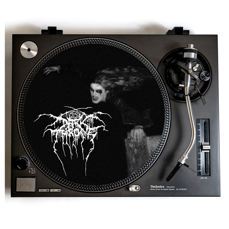 Darkthrone Black Metal Vinyl Record Slipmat for 12