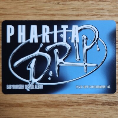 Pharita Official Photocard Babymonster 1st Full Album Drip Binder