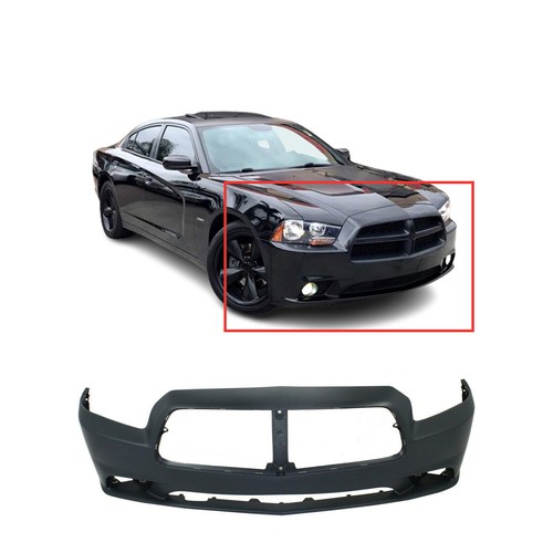 Front Bumper Cover For 201114 Dodge Charger R/T SE SXT w/ Adapt Cruise
