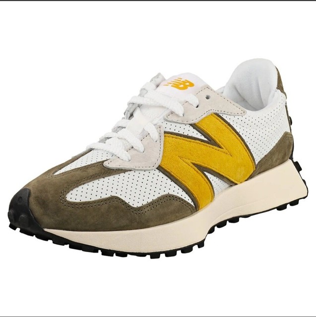 Size 13 New Balance 327 White Yellow for sale online eBay