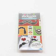 Paper House Sticky Pix Ultimate Removable Mustache Sticker Fun