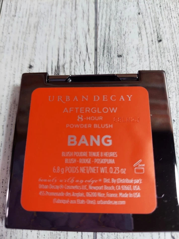 Rubor en polvo Urban Decay Afterglow 8 horas BANG tamaño completo nuevo en caja Foto 4 de 4