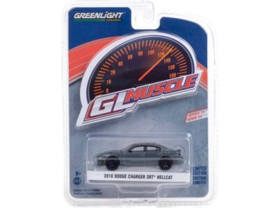 DODGE Charger SRT Hellcat - 2018 - Granite Crystal - Greenlight 1:64
