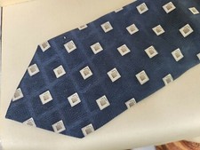 Vintage Silk Tie Pierre Cardin Navy Made in the USA T140