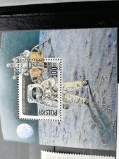 Timbre Pologne Lune  BF 119