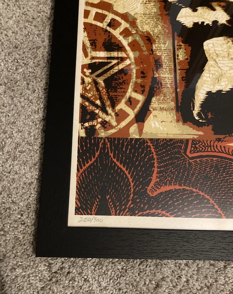 Serigrafía Shepard Fairey Obey Giant firmada por Lenin 220/300 RARA Foto 2 de 4