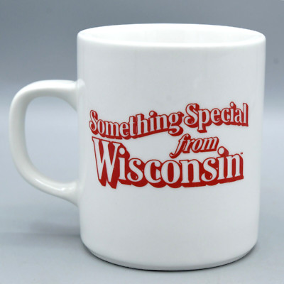 Something Special from Wisconsin Mug Vintage 1980s Ceramic Travel Souvenir Gift
