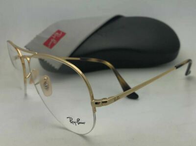 New RAY-BAN Eyeglasses RB 6589 2500 59-15 140 Semi-Rimless  display picture 1