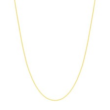 0.55MM ITALIAN SQUARE BOX CHAIN NECKLACE REAL 14K YELLOW GOLD