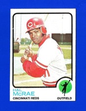 1973 Topps SET BREAK #28 HAL McRAE EX+/EXMINT CINCINNATI REDS (SB3)