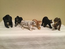 SAFARI, SCHLEICH, UNMARKED JUNGLE ANIMALS, LOT, EUC