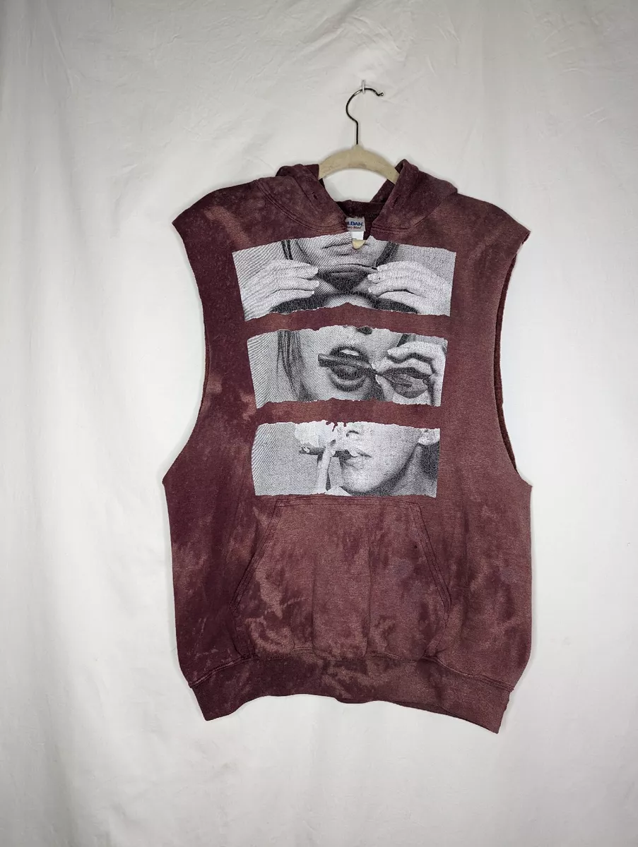 Gildan sleeveless best sale hoodie