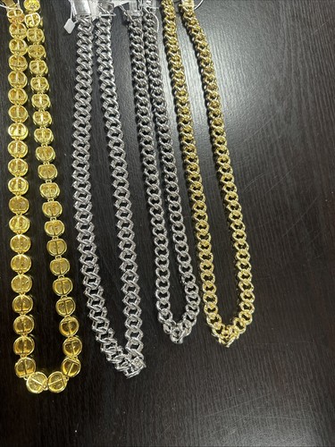 Großhandel Posten Wiederverkauf 4 Ketten hochwertig vergoldet Gold und Silber Schmuck - Bild 11 von 16