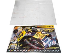 Andrea DOVIZIOSO autografo poster 2004 honda 125 