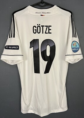 GÖTZE 19番 シャツ Mサイズ MENS GOTZE #19 GERMANY 2012/2013 DEUTSCHLAND SOCCER FOOTBALL SHIRT