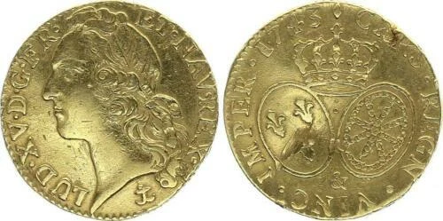 Pièces de monnaie françaises en or monnaie royale qualité TB