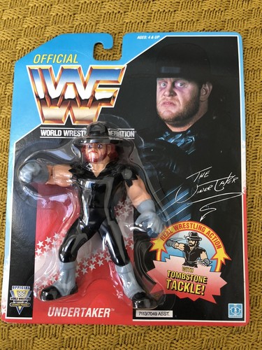 WWF WWE MOC Hasbro Wresting Figure The Undertaker ...