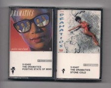 The DRAMATICS - Lot of 2 SEALED cassettes : Stone cold Positive state of mind