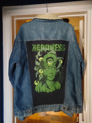 Baroness Denim Battle Jacket Large Metal Rock Stoner Doom Sludge John  Baizley