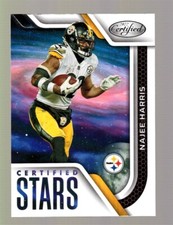 2022 Certified Football  Najee Harris Certified Stars Insert Pittsburgh Steelers